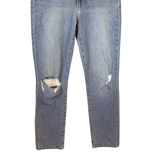 Joe's Jeans Women's 28 The Milla High Rise Straight Ankle Distressed Light Wash‎ - Picture 2 of 16